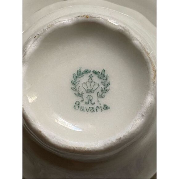 Vintage Bavaria Western Germany Pink Rose Porcelain Expresso Cup and Saucer - Picture 4 of 5